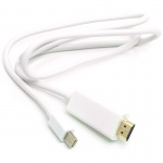 Купити Кабель PowerPlant miniDisplayPort - HDMI 1m White (CA912131)
