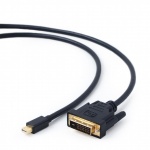 Купити Кабель Cablexpert miniDisplayPort - DVI 1.8m Black (CC-mDPM-DVIM-6)