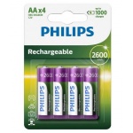 Купити Акумулятор Philips AA MULTILIFE 2600mAh 4шт. (R6/AA MULTILIFE 2600/B4)