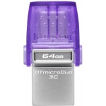 Купити Kingston DataTraveler microDuo 3C 64GB (DTDUO3CG3/64GB)