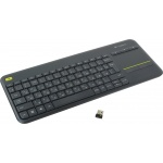 Купити Клавіатура Logitech K400 Plus Wireless Touch US/Ukr Black (920-007145)