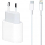 Купити Зарядний пристрій Apple 20W USB-Type-C Power Adapter + Cable Type-C to Lightning (MHJE3ZM/A) 