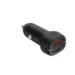 Купити Автомобільний зарядний пристрій Jellico F5 USB+USB-C 3.1A Black