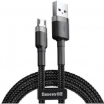 Купити Кабель Baseus Cafule AM-Micro USB 0.5m Gray-Black (CAMKLF-AG1)