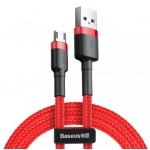Купити Кабель Baseus Cafule 1.5A AM-Micro USB 2m Red (CAMKLF-C09)