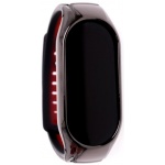 Купити Ремінець для фитнес браслета Climber Xiaomi Mi Band 7 Metal Case plus two-color TPU Black-Red