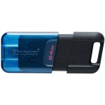 Купити Kingston DataTraveler 80 M 64GB USB 3.2 G1 Blue-Black (DT80M/64GB)