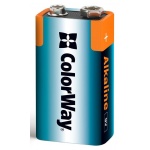 Купити Батарейка ColorWay Alkaline Power 6LR61 BL/1 Krone (CW-BA6LR61-1BL)