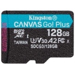 Купити Kingston Canvas Go Plus A2 MicroSDXC 128GB Class 10 (SDCG3/128GBSP)
