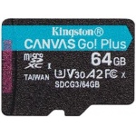 Купити Карта пам'яті Kingston Canvas Go Plus A2 Micro SDXC 64GB (SDCG3/64GBSP)
