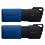 Купити Kingston 64GB DataTraveler Exodia M USB3.2 Gen1 Black-Blue (DTXM/64GB-2P)