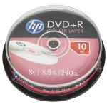 Купити Диск HP DVD+R 8.5GB 8X DL 10шт Spindle (69309/DRE00060-3)