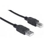Купити Кабель Intracom Manhattan USB AM-BM 4.5m Black (352505)