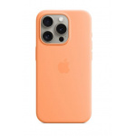 Купити Чохол Apple iPhone 15 Pro Silicone Case with MagSafe Orange Sorbet (MT1H3ZM/A) 