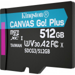 Купити Карта пам'яті Kingston Canvas Go Plus MicroSDXC 512GB Class 10 card only (SDCG3/512GBSP)