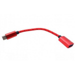 Купити Перехідник живлення OTG Type-C - USB 3.2 (B00971) Red