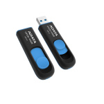 Купити A-DATA UV128 64GB USB 3.0 Black-Blue  (AUV128-64G-RBE)