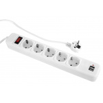 Купити Мережевий фільтр живлення Prologix PRS-075P5CUSB-30W White